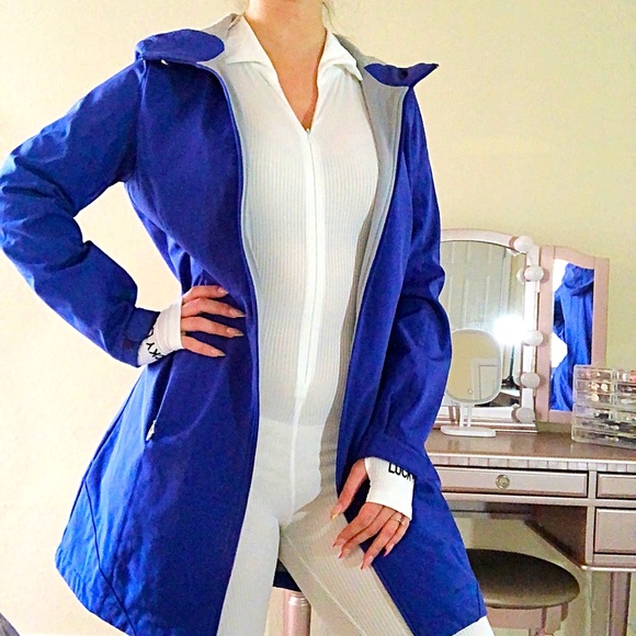 Calvin Klein navy blue windbreaker jacket size S - Picture 6 of 9